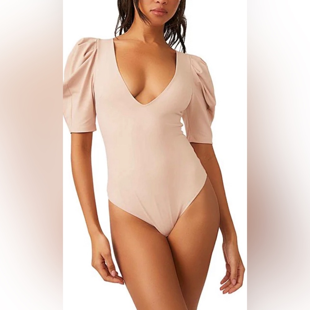 Free People Bodysuit Intimately Va Va Voop SS